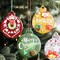 LET'S RESIN Christmas Resin Molds, Set of 2 Resin Molds Silicone with 8 Round Cavities Each 2.4 Inch with 20 Pcs Lanyard, Silicone Molds for Epoxy Resin, Christmas Tree Ornament, Jewelry Keychain